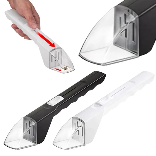 Atrapa insectos portátil y transparente