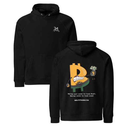 Sweat à capuche unisexe RMEliteTrading (BTC Noir)